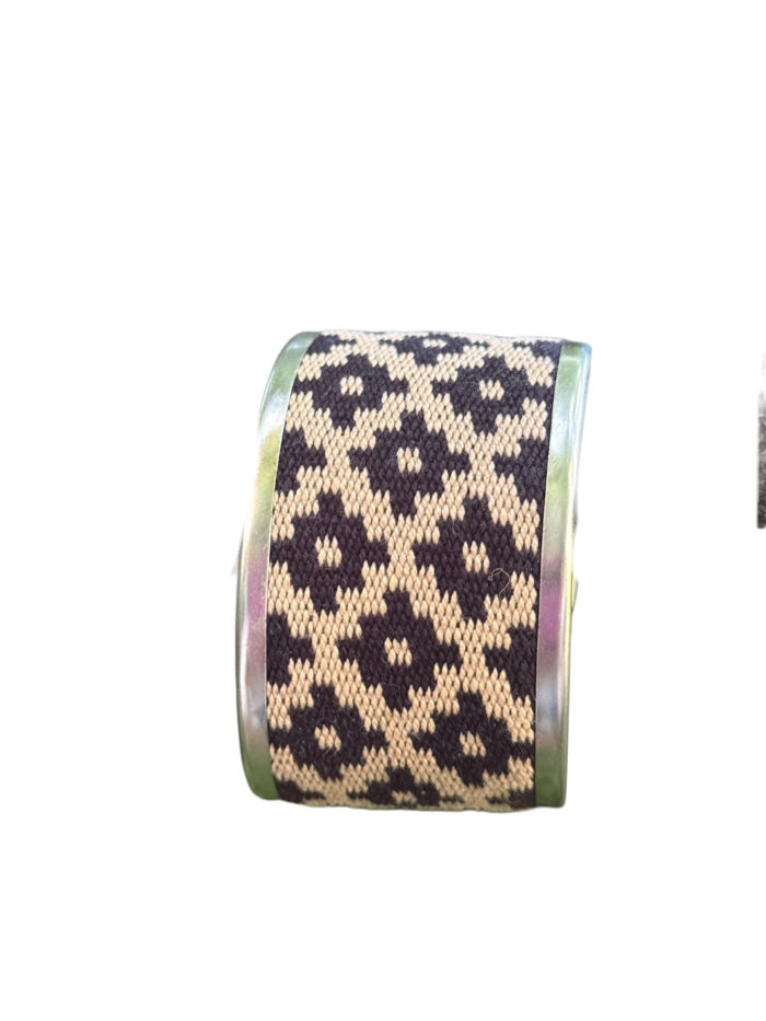 Brazalete étnico de alpaca