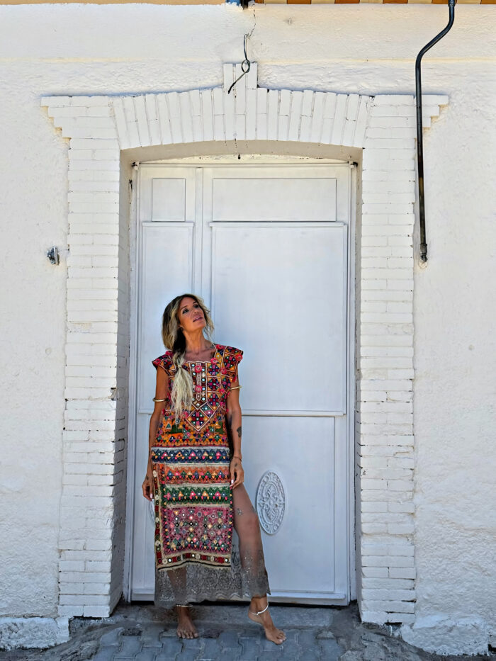 Old Gujarat Kurta sin mangas - Imagen 5