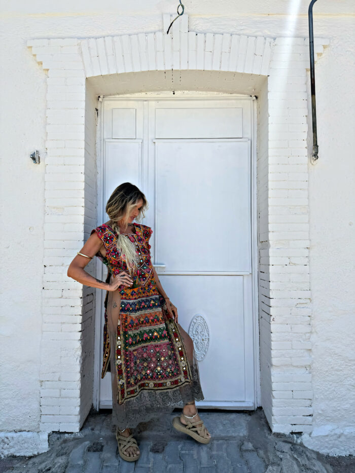 Old Gujarat Kurta sin mangas - Imagen 3