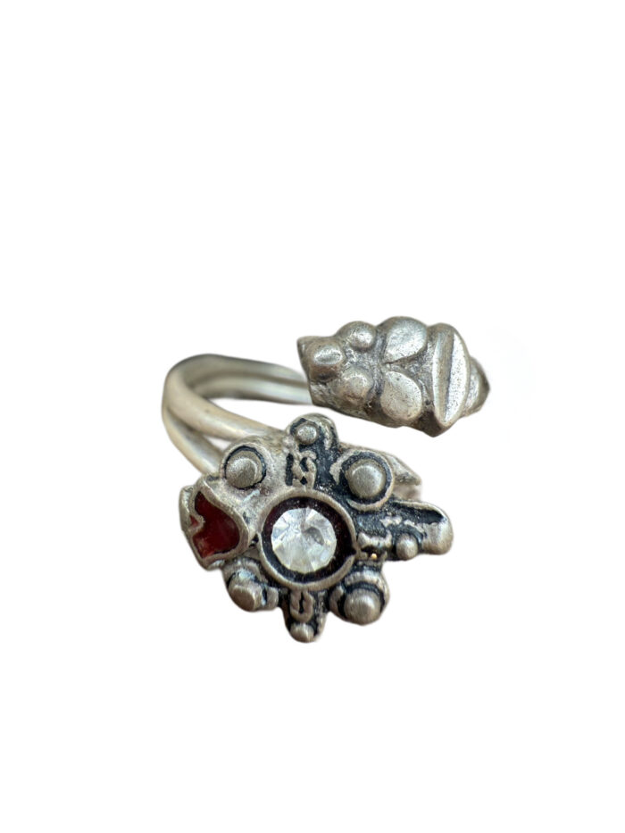 Anillo plata pie Bichiya