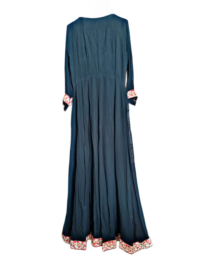 Vintage Anarkali Dress Black - Imagen 2