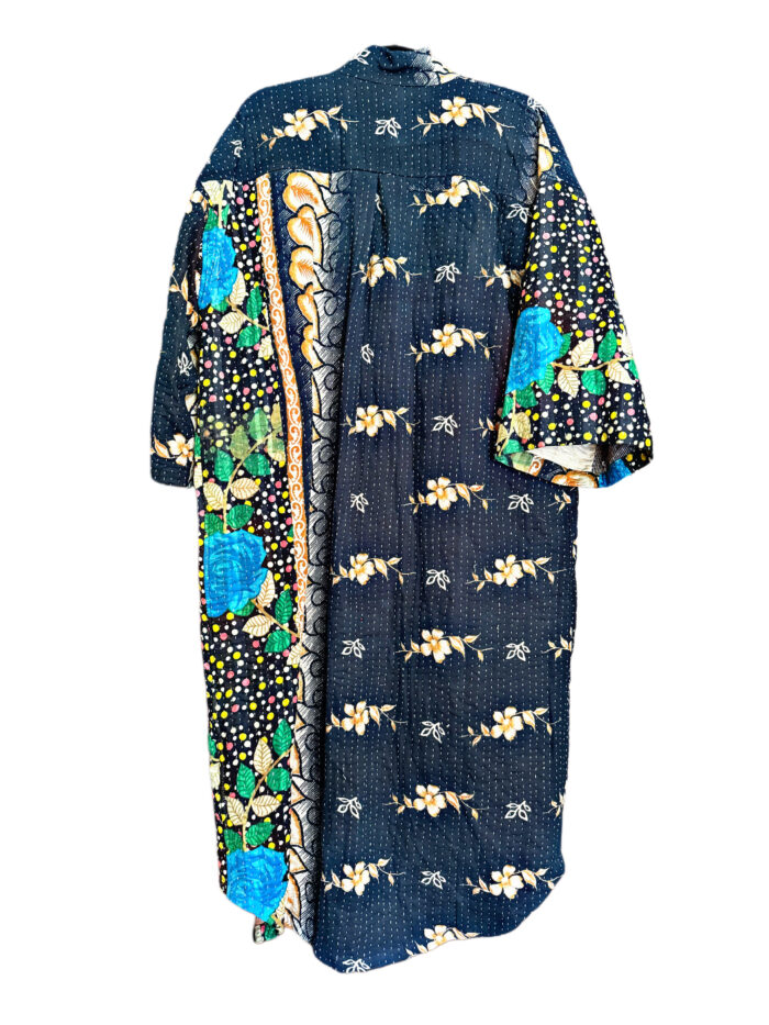 Kantha Japón Kimiono - Imagen 2