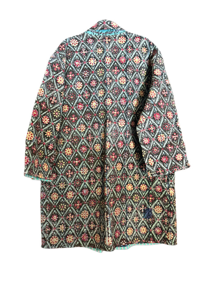 Kantha Unisex Coat - Image 2