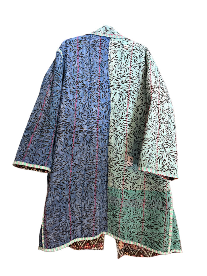 Kantha Unisex Coat - Image 4