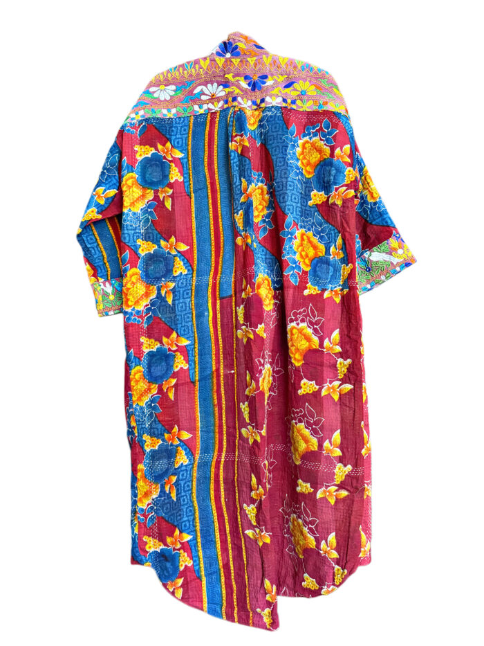 Kantha Japón Kimiono - Imagen 2