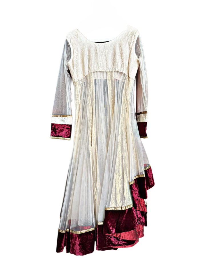 Vintage Anarkali Dress Translucent - Imagen 2