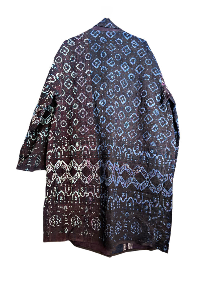 Kantha Unisex Coat - Image 2