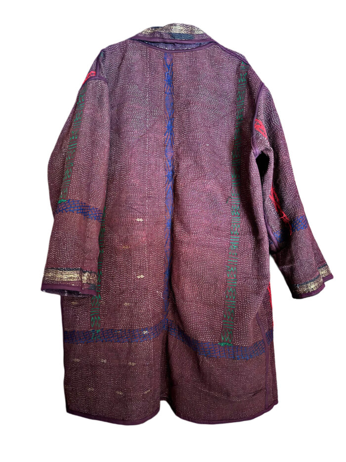 Kantha Unisex Coat - Image 4