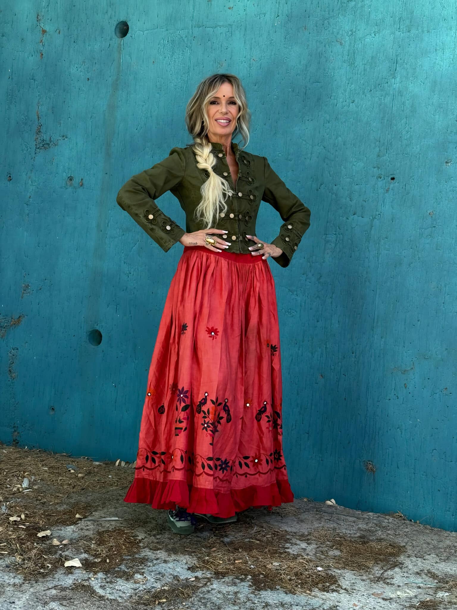 Embroidery Vintage Dancing Skirt - Image 3